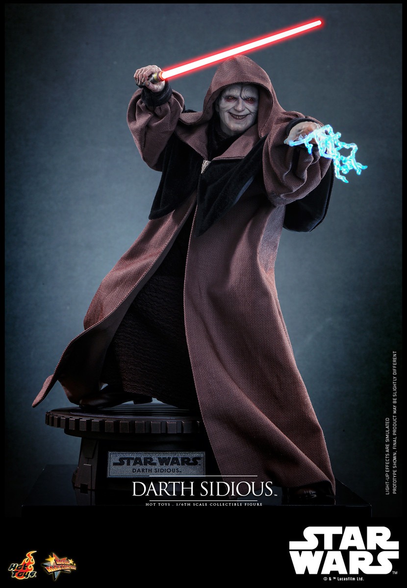 In Stock! Hot Toys MMS745B Star Wars Revenge of the Sith Darth Sidious 1/6 Figure Exclusive Edition