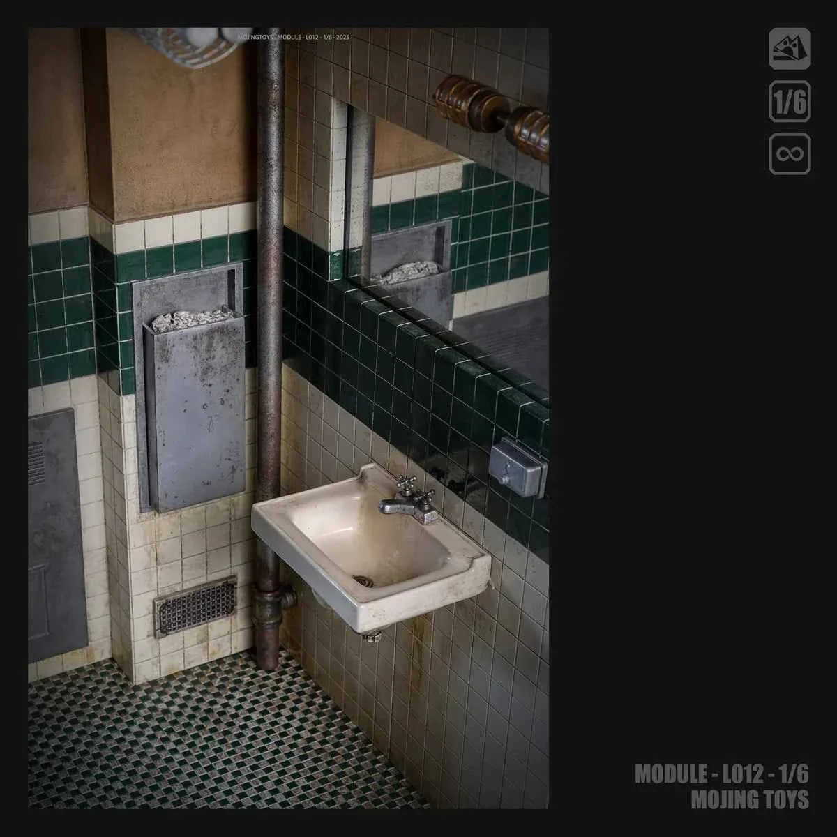 Pre order! Module Series mOjingToys JOKER Toilet Scene Base L012A L012B 1/6 Diorama