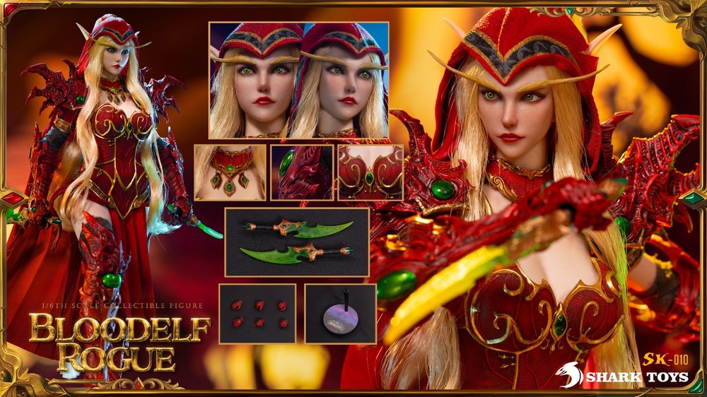 Pre order! SHARK TOYS Blood Elf Rogue Action Figure SK-010  1/6 action figure