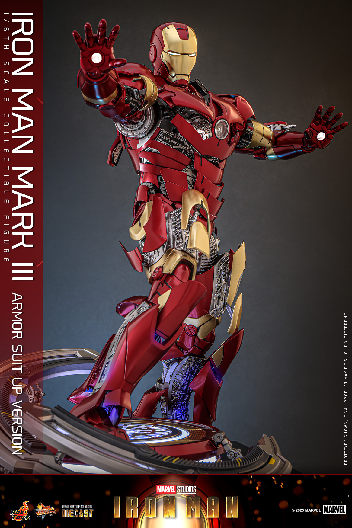 Pre Order! Hot Toys MMS825D72 Mark III (Armor Suit Up Version) 1/6 figure collectibles