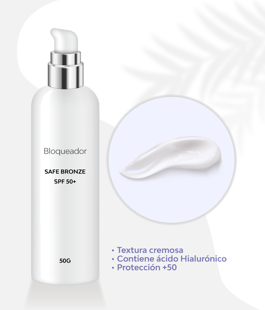 Bloqueador Safe BRONZE SPF 50+
