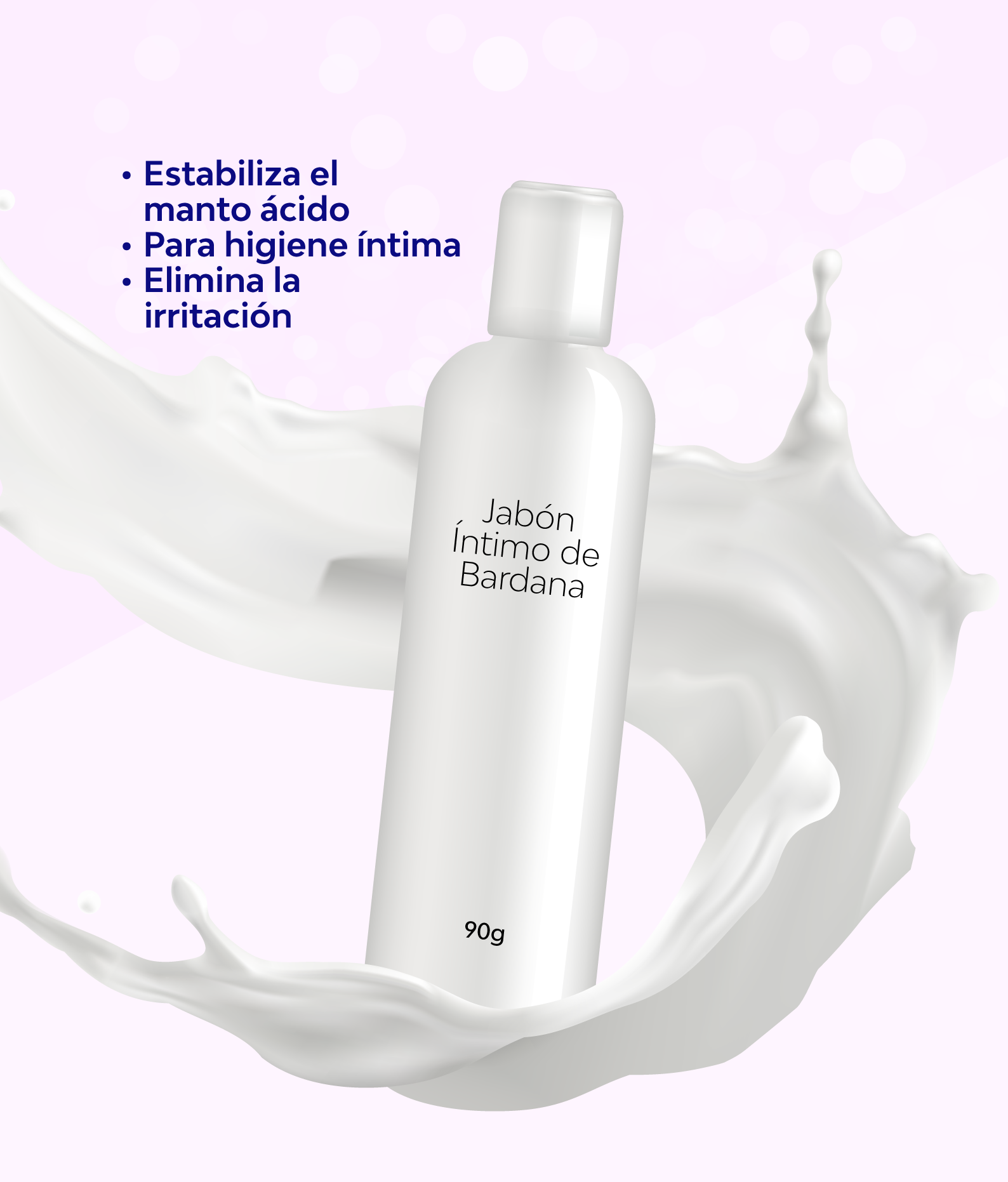 Jabón Íntimo con Extracto de Bardana