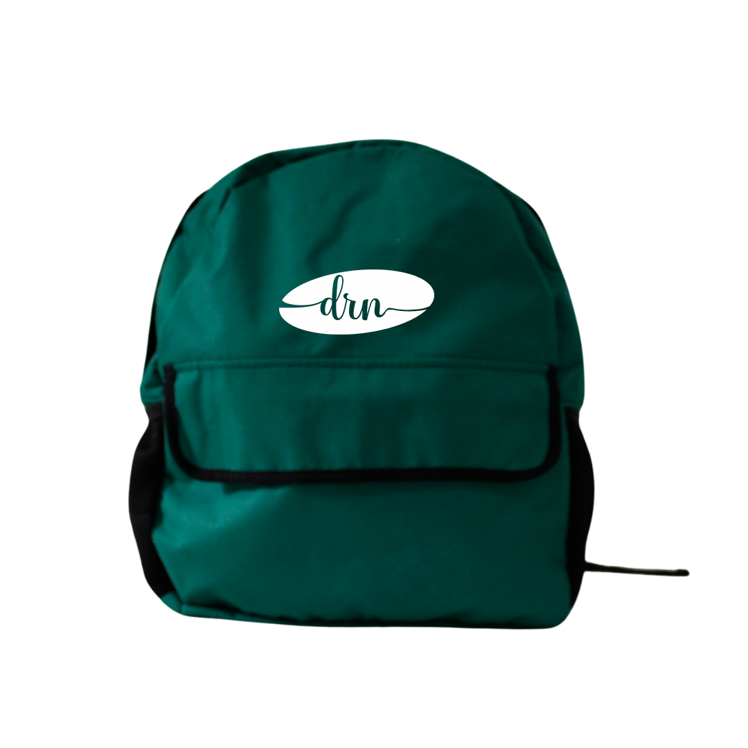 MOCHILA NYLON VERDE LEITURISTA