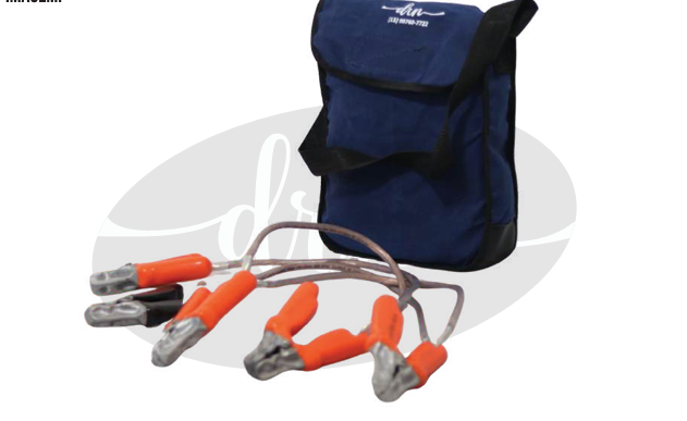 CONJUNTO DE ATERRAMENTO MULTIPLEXADO 15KV COM 5 GRAMPOS