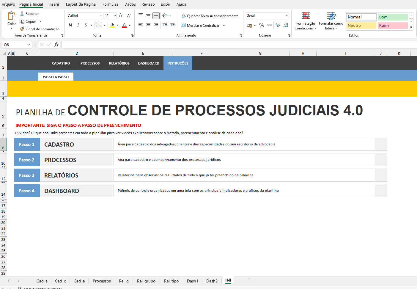 Controle - Processos Judiciais