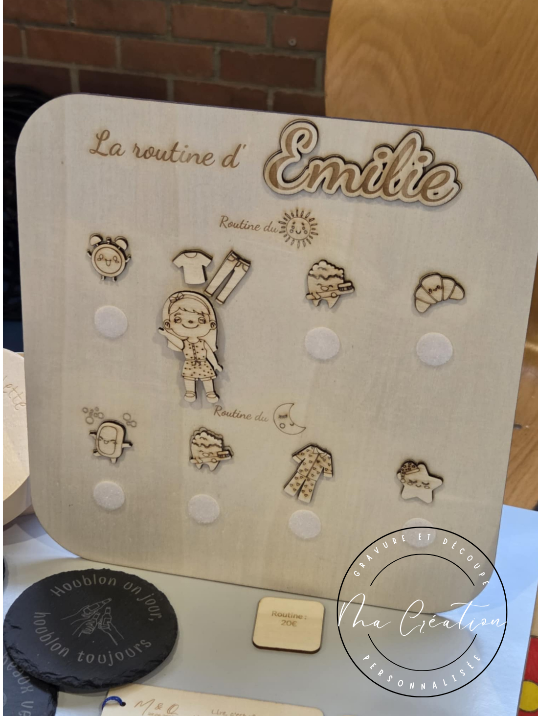 Tableau de routine personnalisé