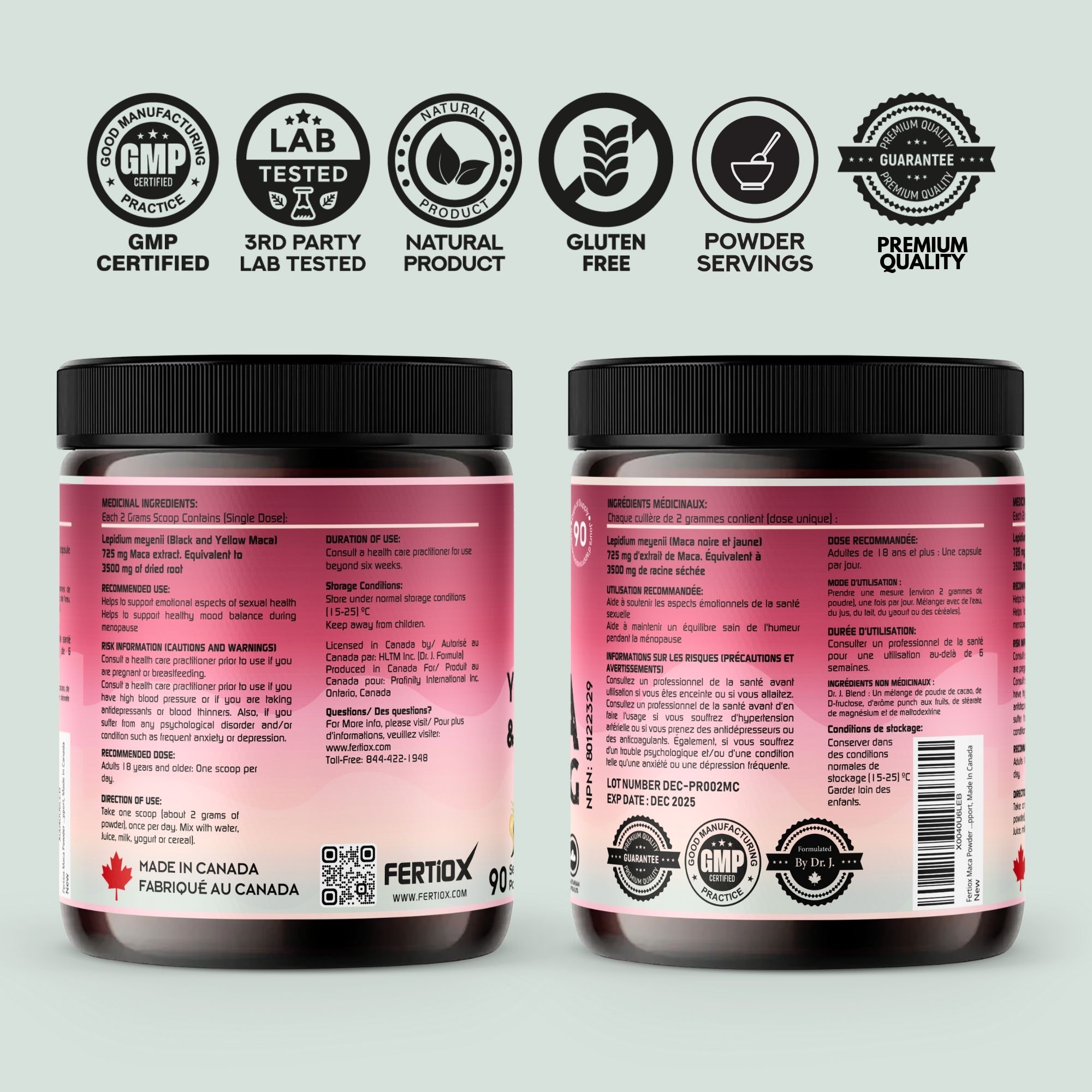 Fertiox Maca Powder 3500 mg