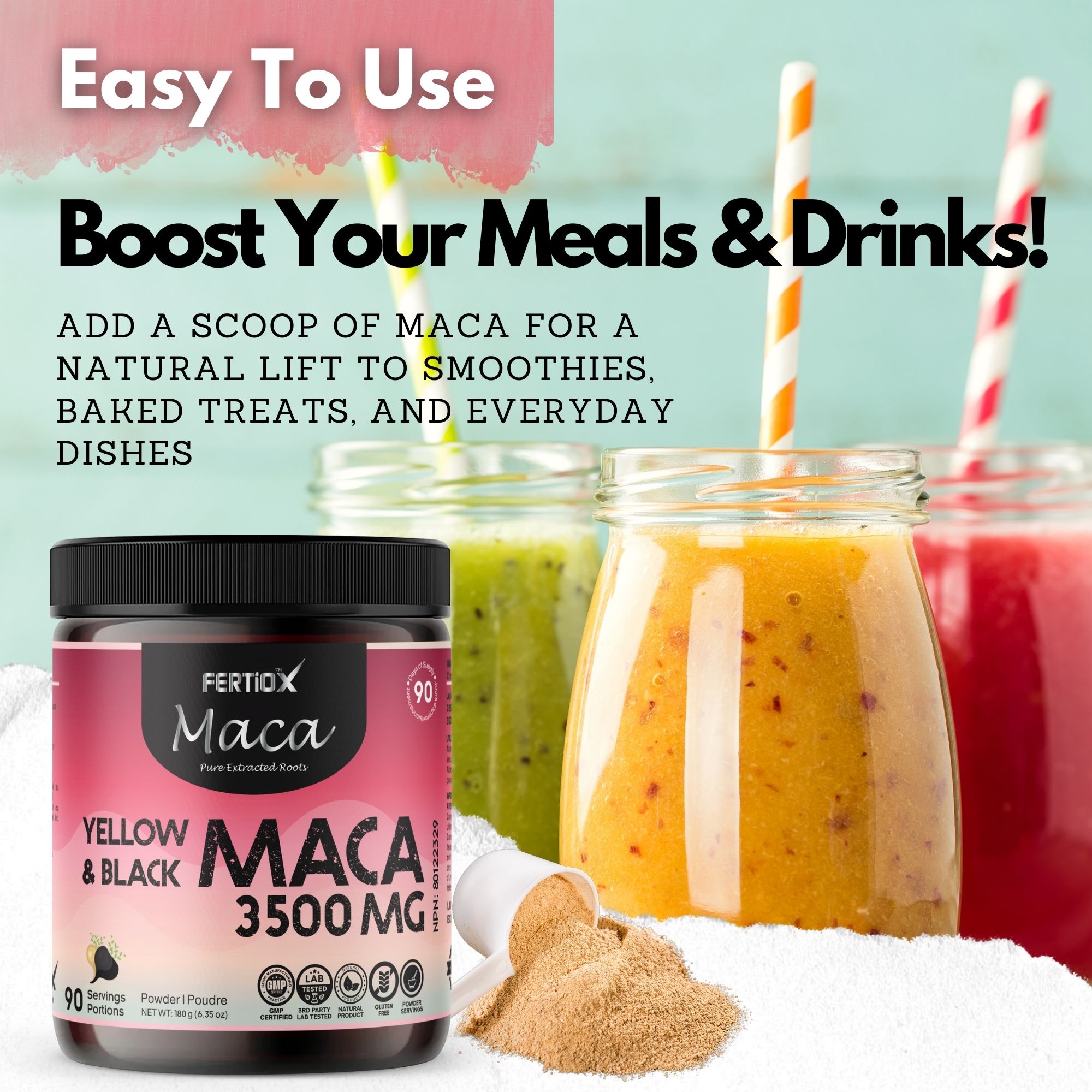 Fertiox Maca Powder 3500 mg