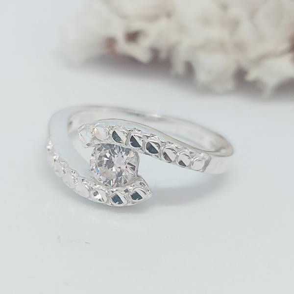Anillo de compromiso plata 925