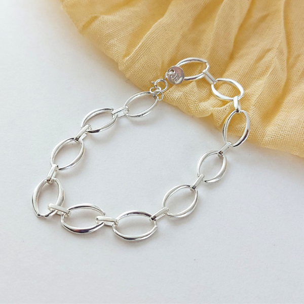 Pulsera de eslabones plata 925