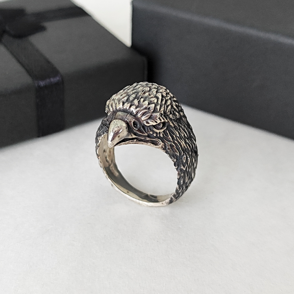 Anillo de Águila de Plata 925