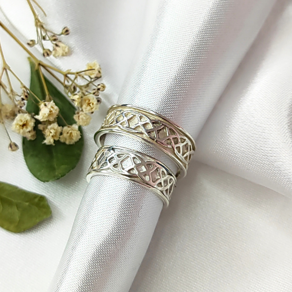 Anillos de plata 925 con diseño celta