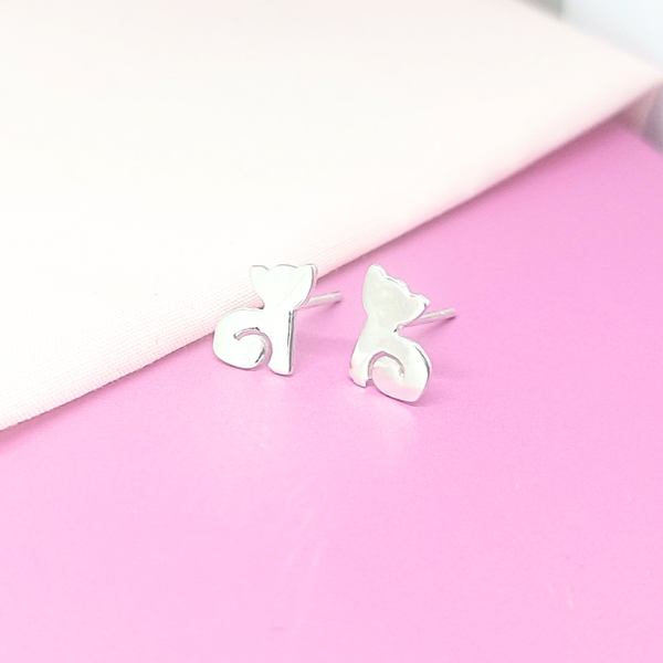 Aretes diseño de gato 