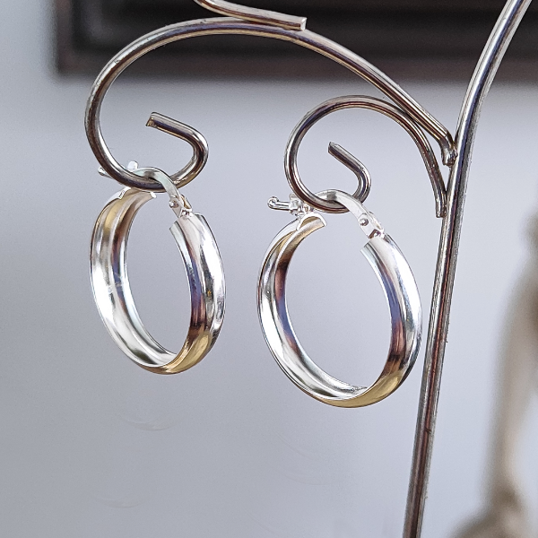 Aretes de Plata 925 modernos