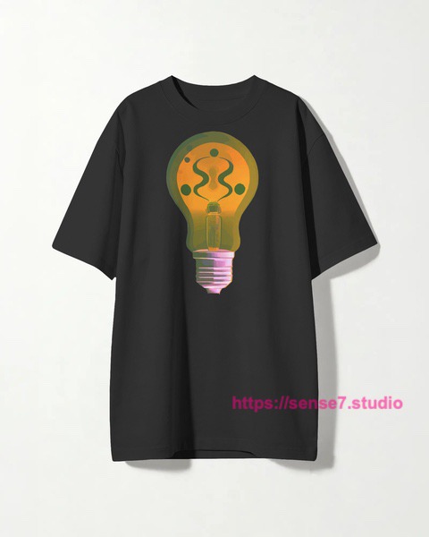 Glow Bulb Graphic T-Shirt