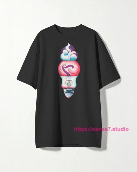 Surreal Lightbulb Graphic Tee