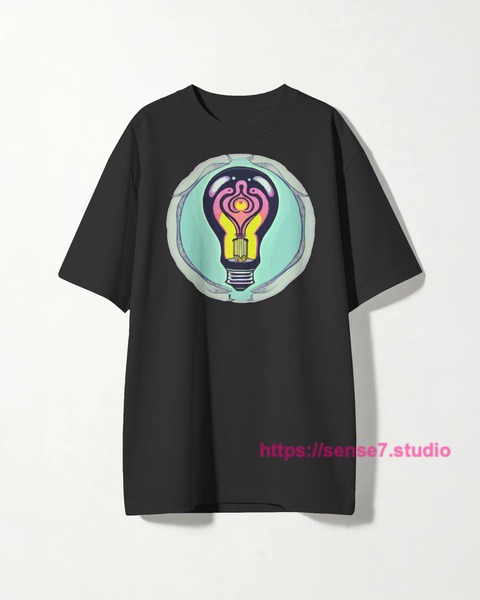 Creative Bulb Graphic T-Shirt