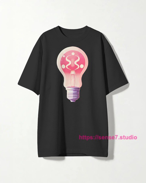 Neon Bulb Graphic Tee