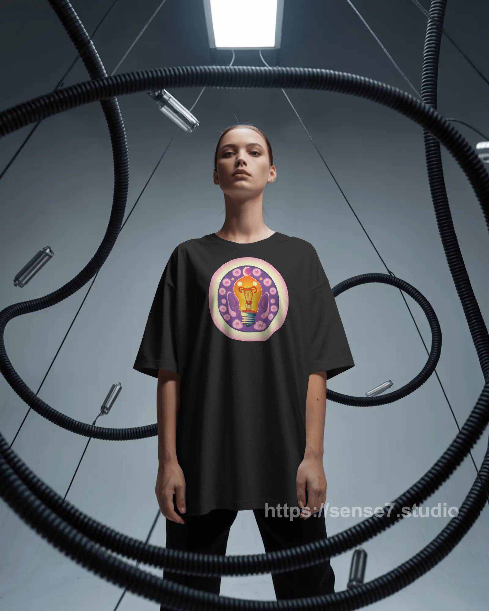 Creative Lightbulb Graphic Tee