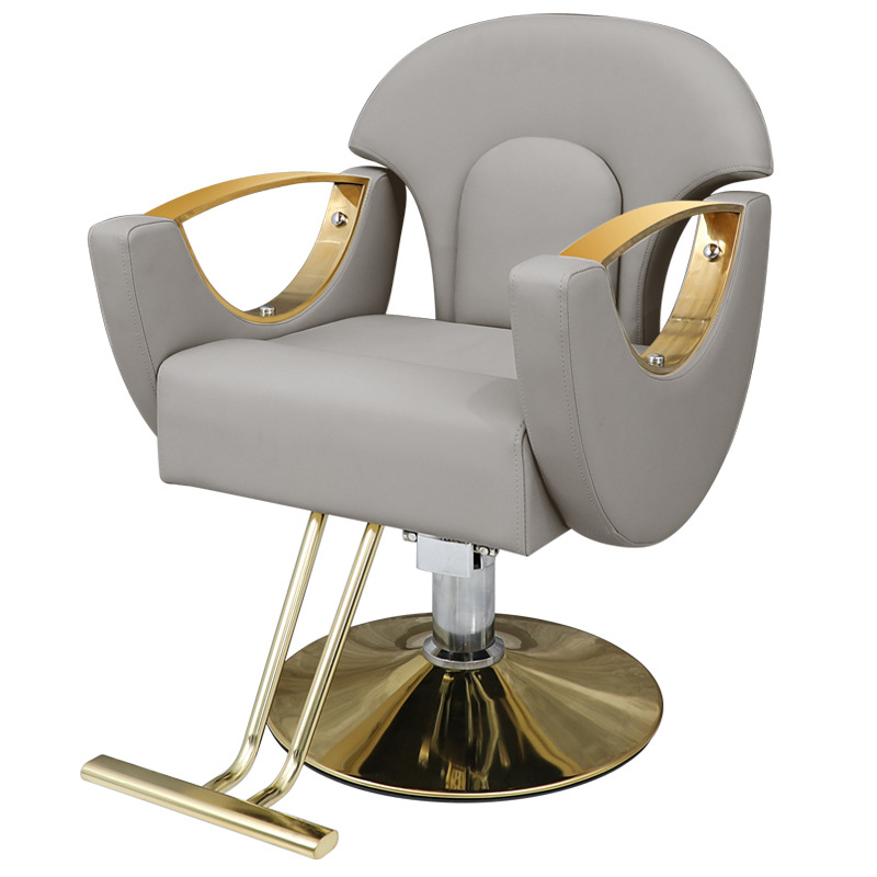 Modern Stainless Steel Barber Chair C357 – Durable & Stylish Salon Seating