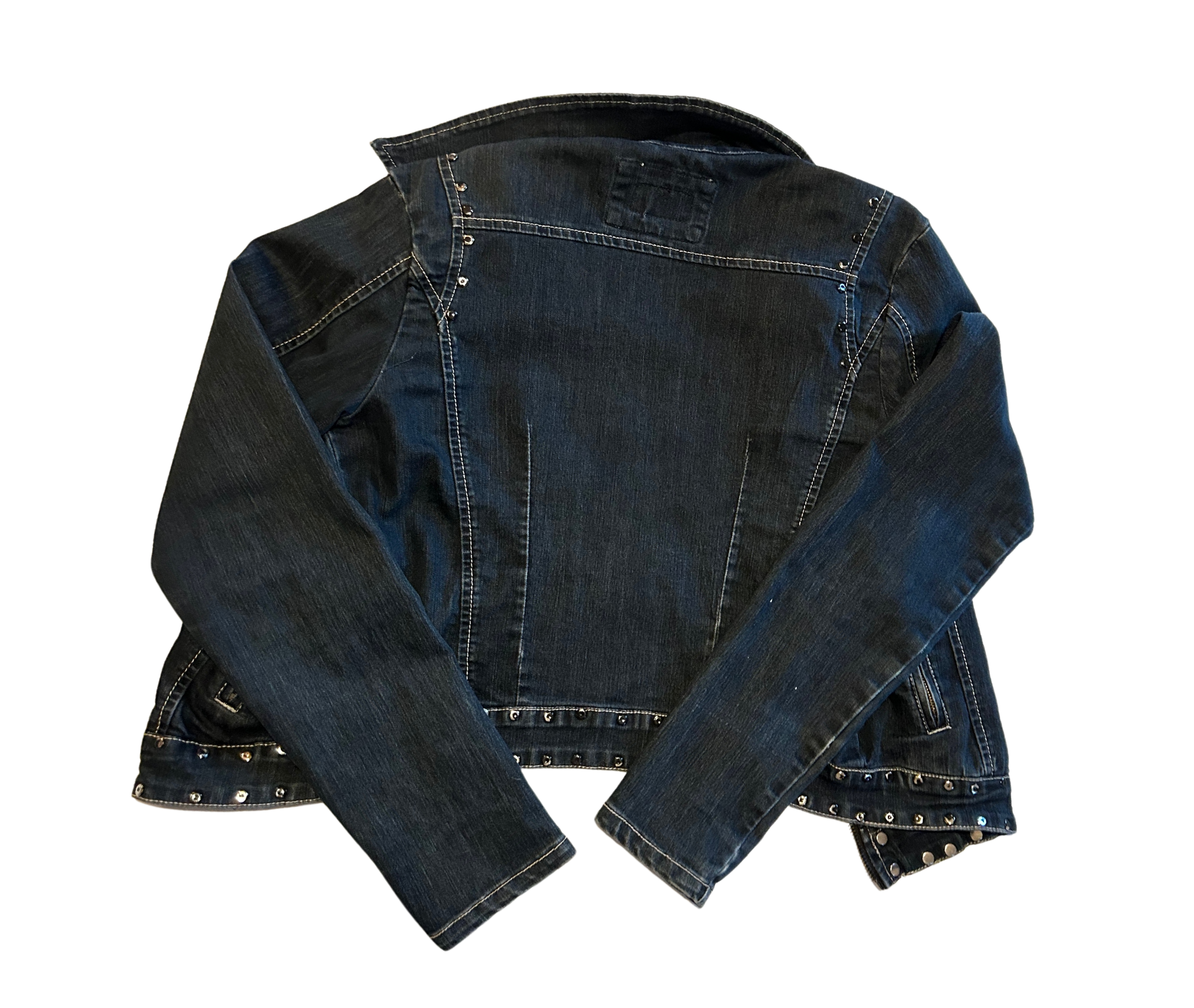 2000s Denim Biker Jacket