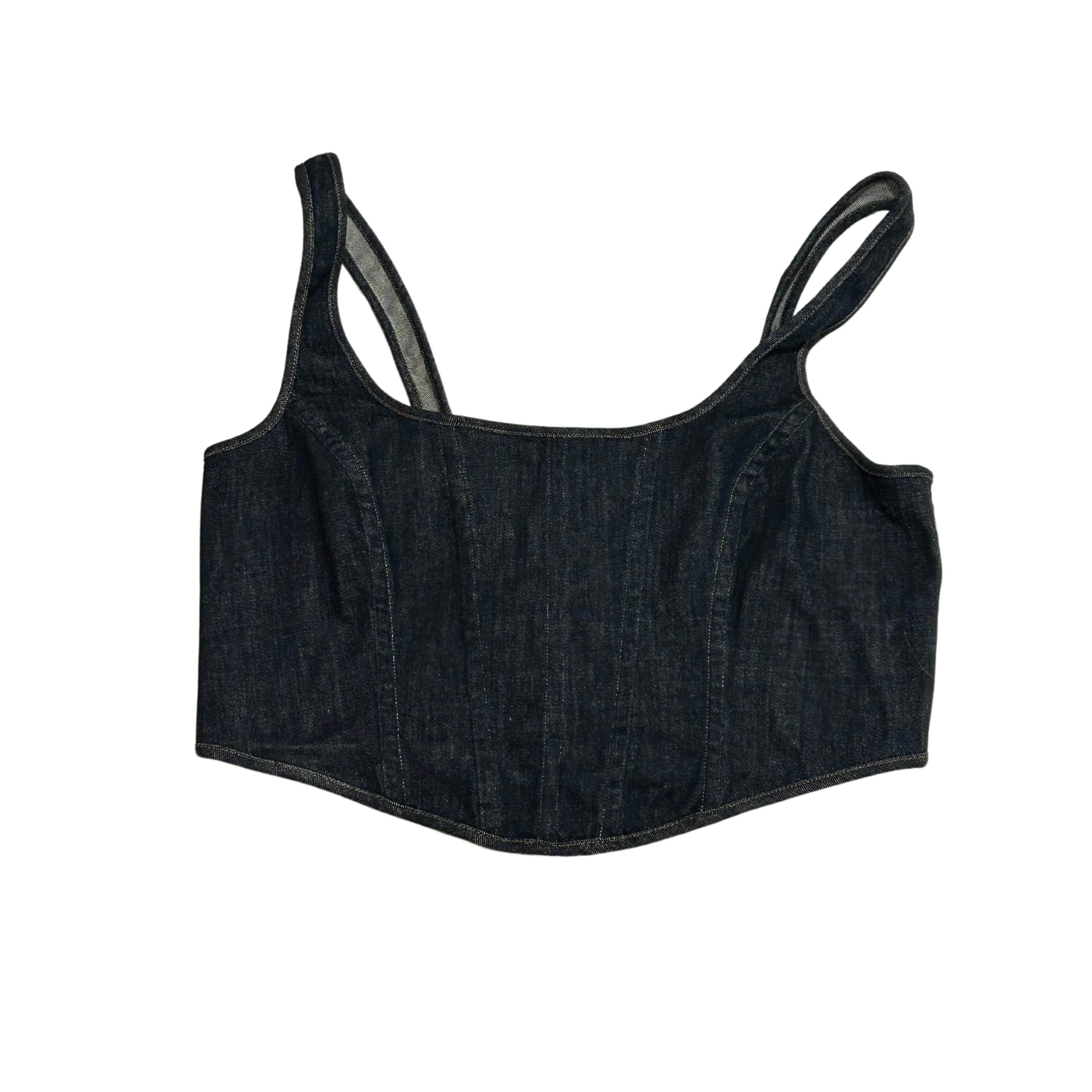 Banana Republic Denim Bustier Top