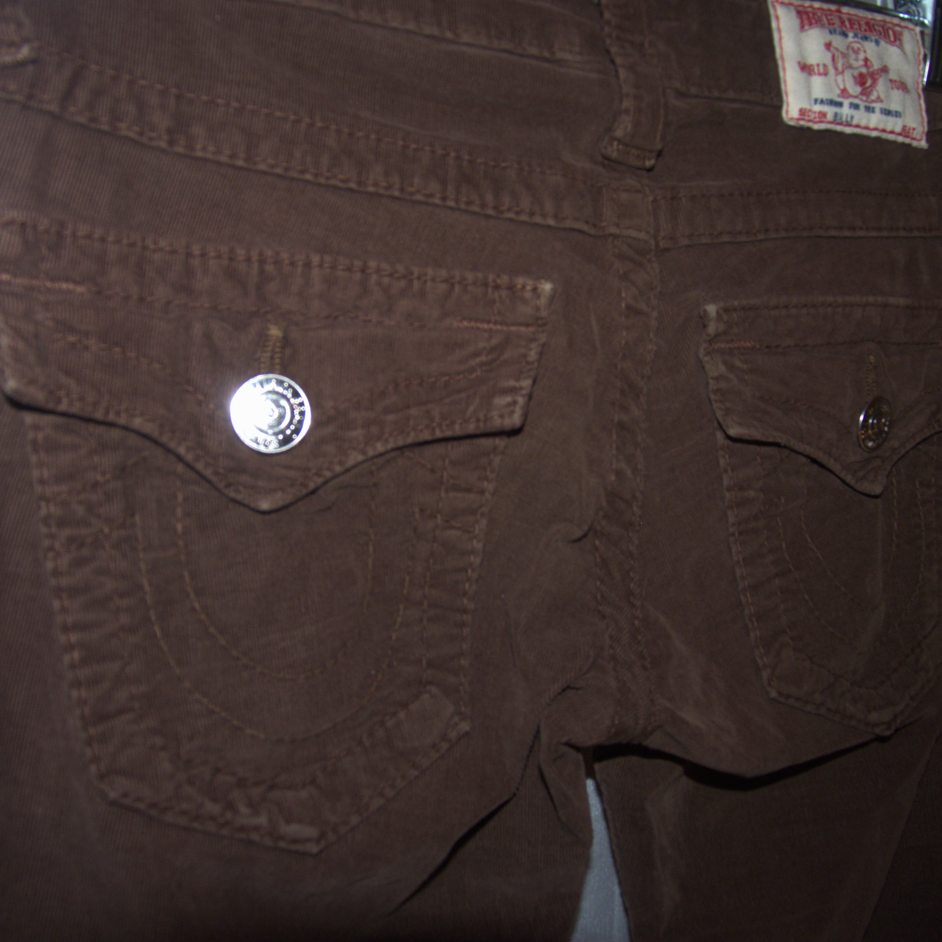 RARE Brown True Religion Corduroy pants