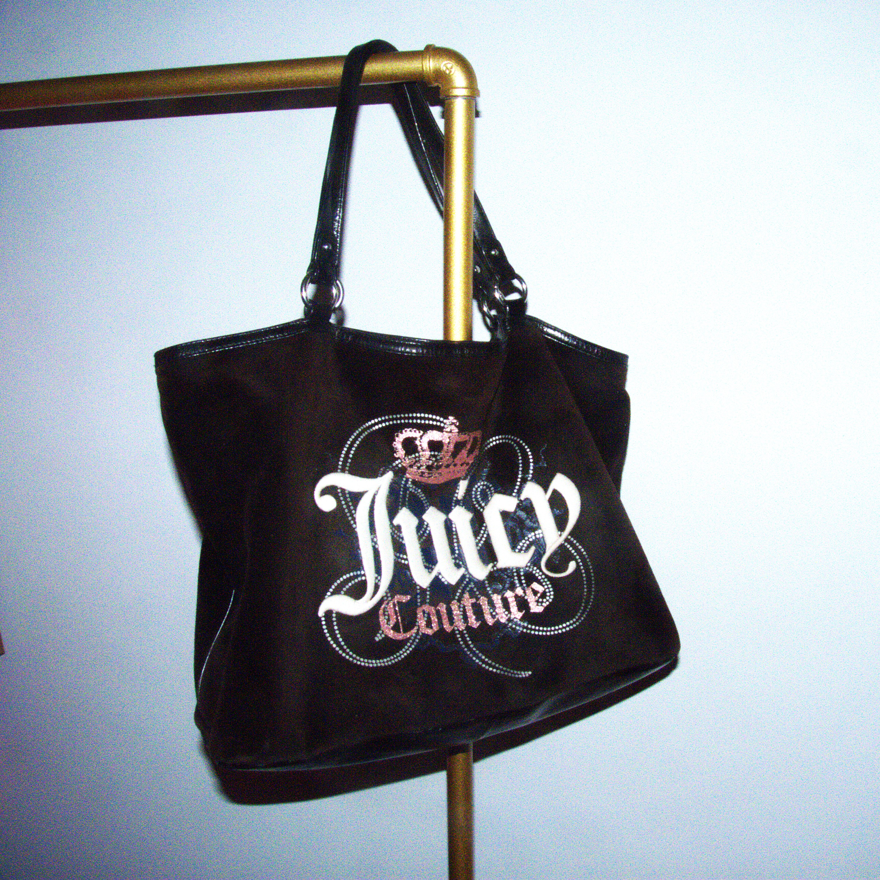 Juicy Couture velour tote bag