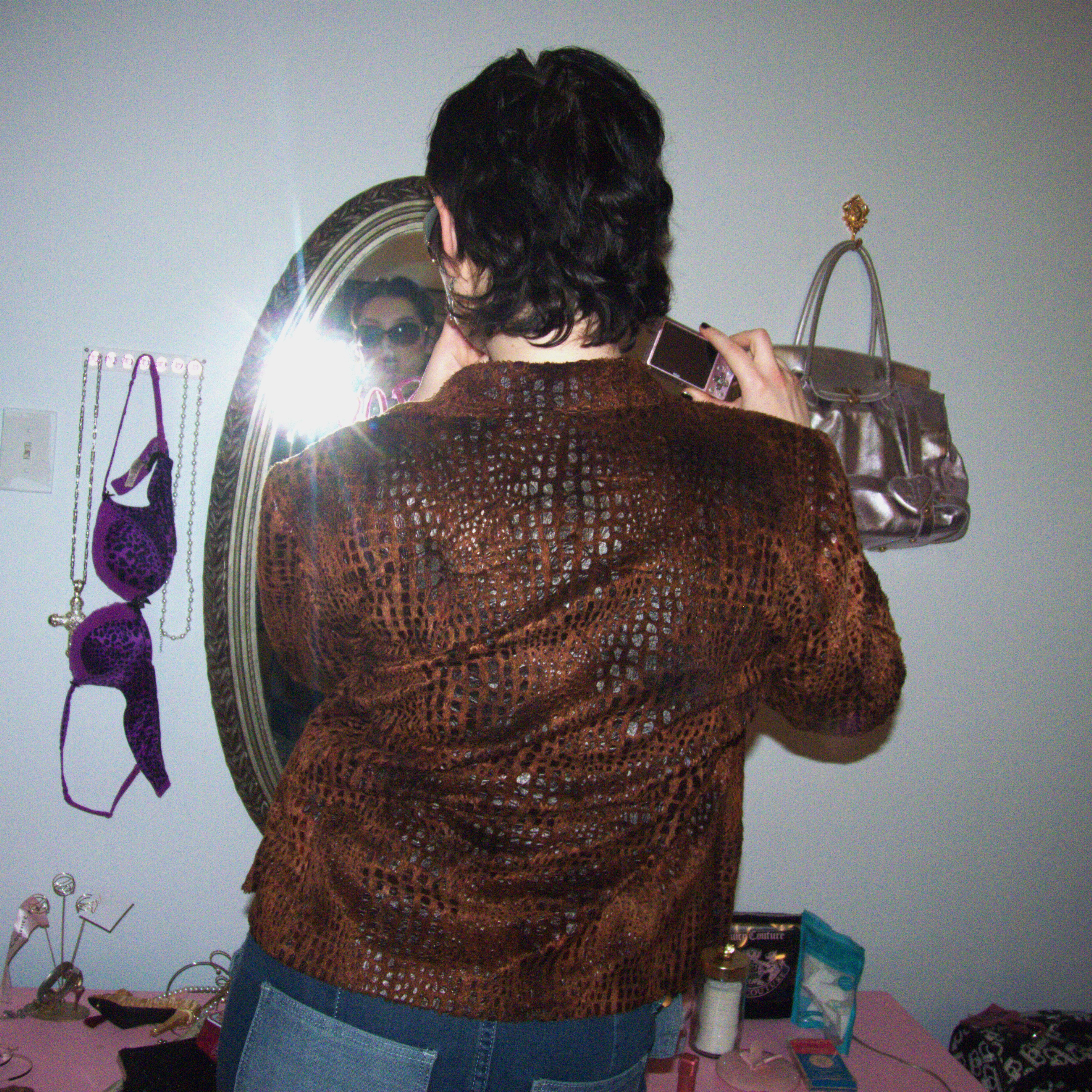 Vintage Brown Suede Jacket
