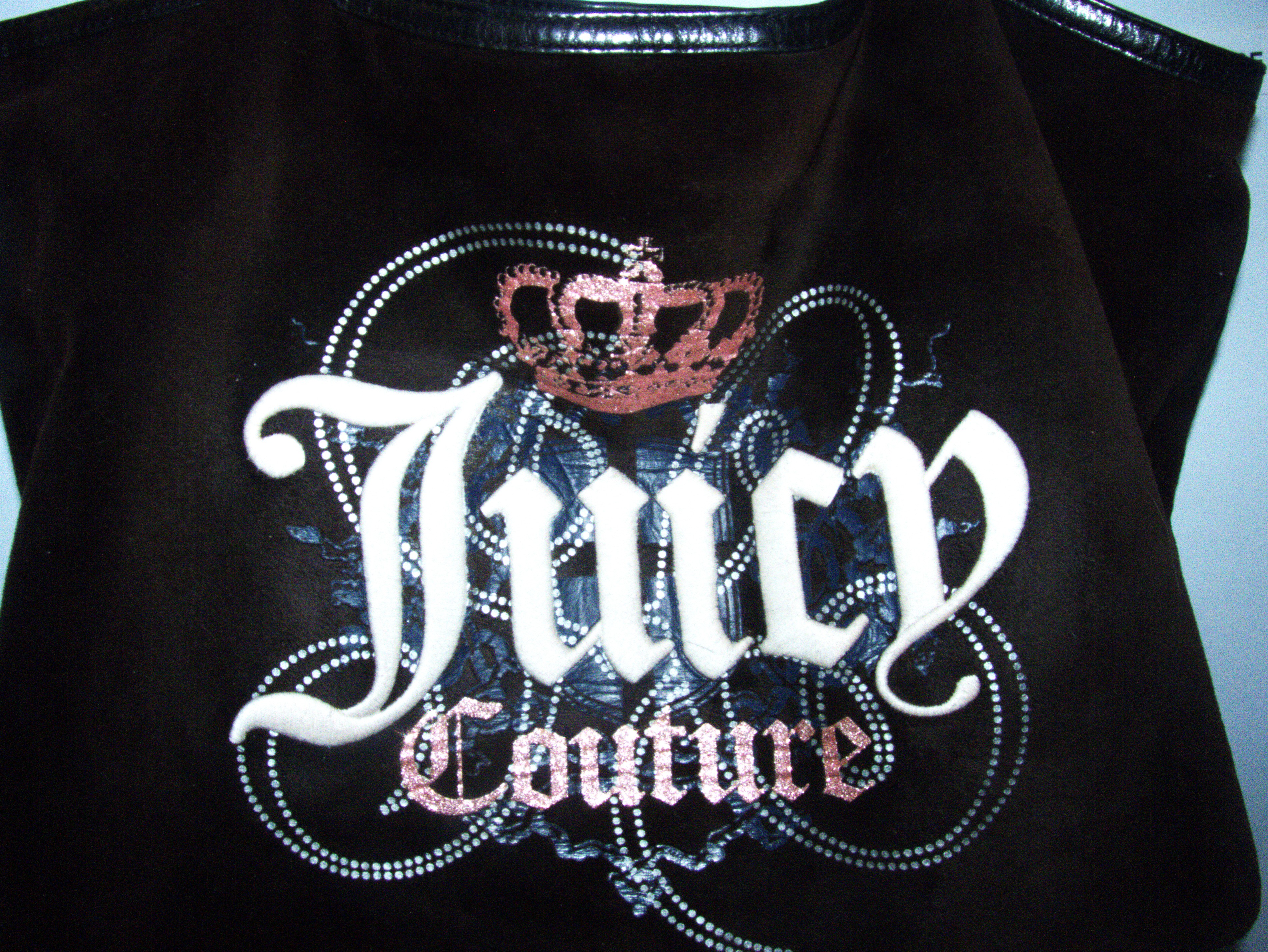 Juicy Couture velour tote bag