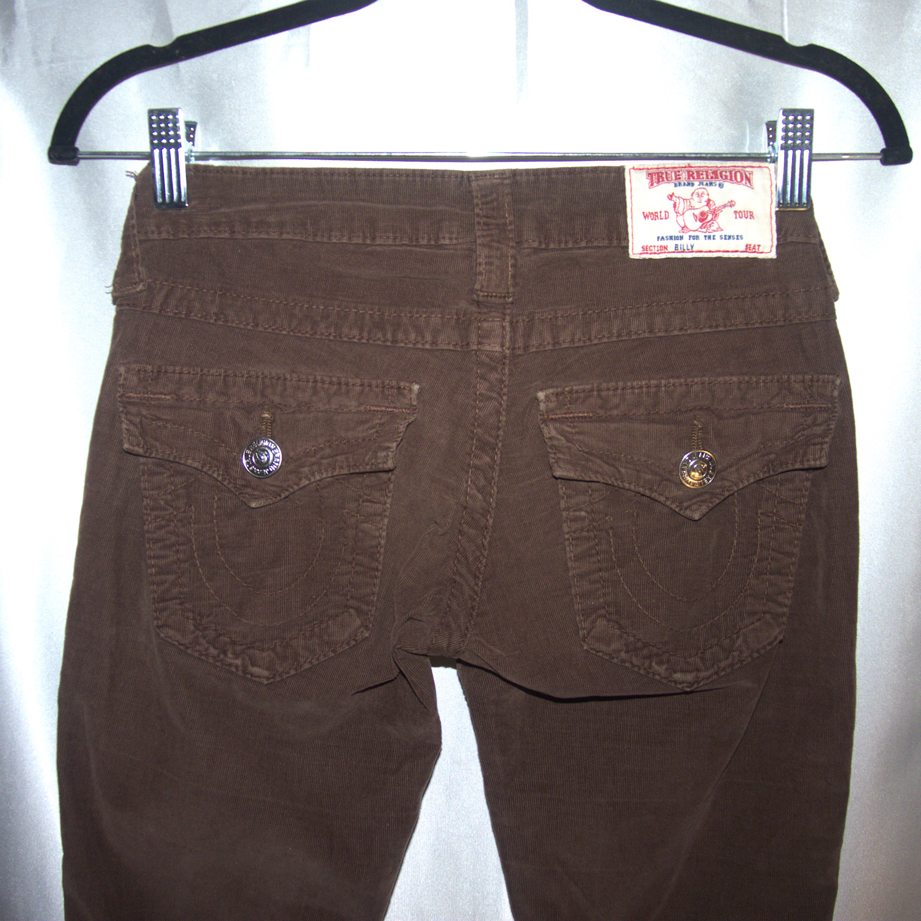 RARE Brown True Religion Corduroy pants