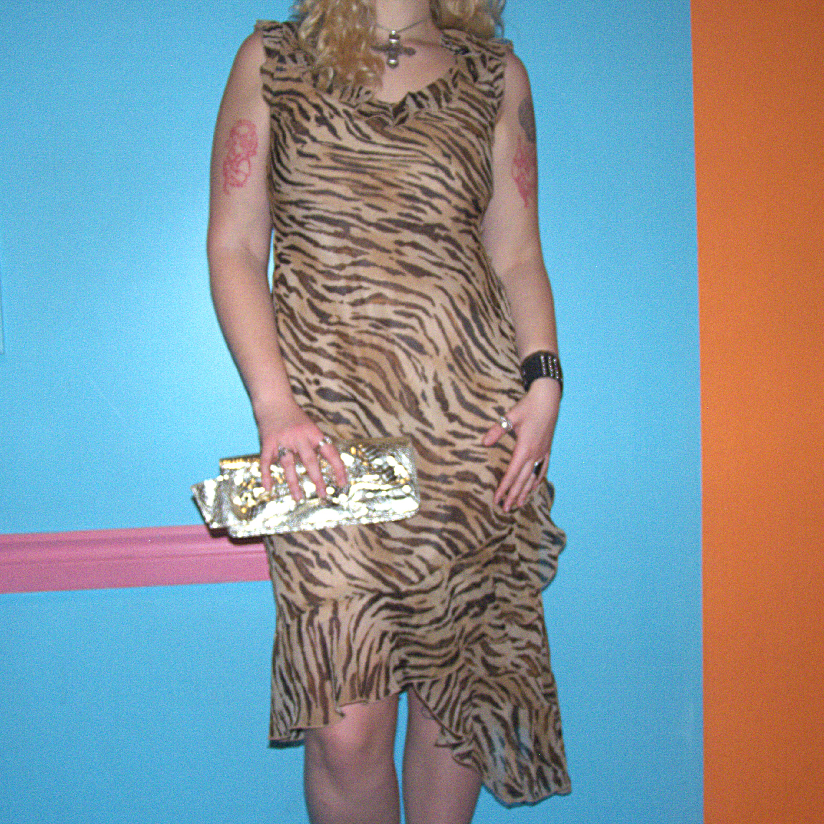 Vintage Joseph Ribkoff Tiger Print dress