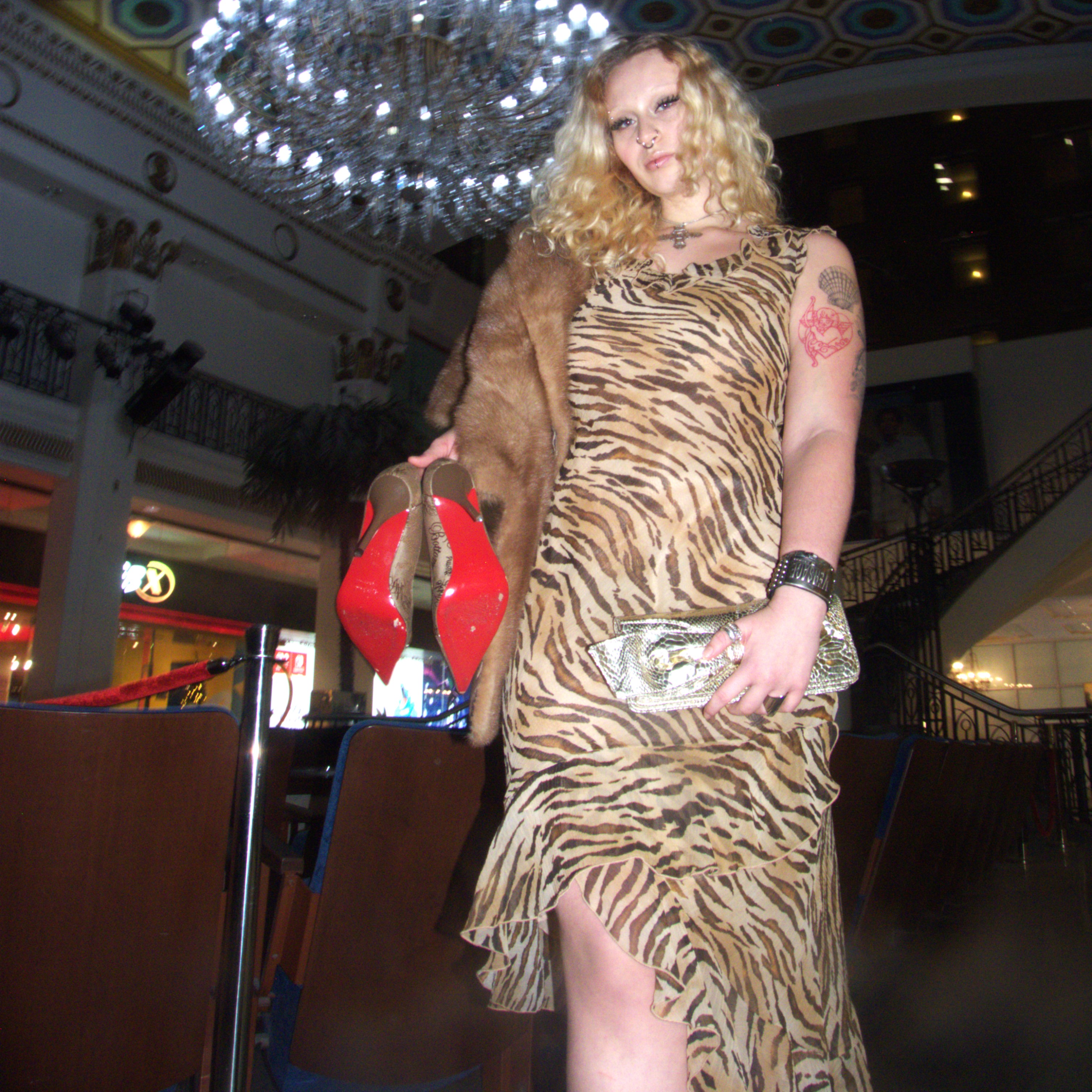 Vintage Joseph Ribkoff Tiger Print dress