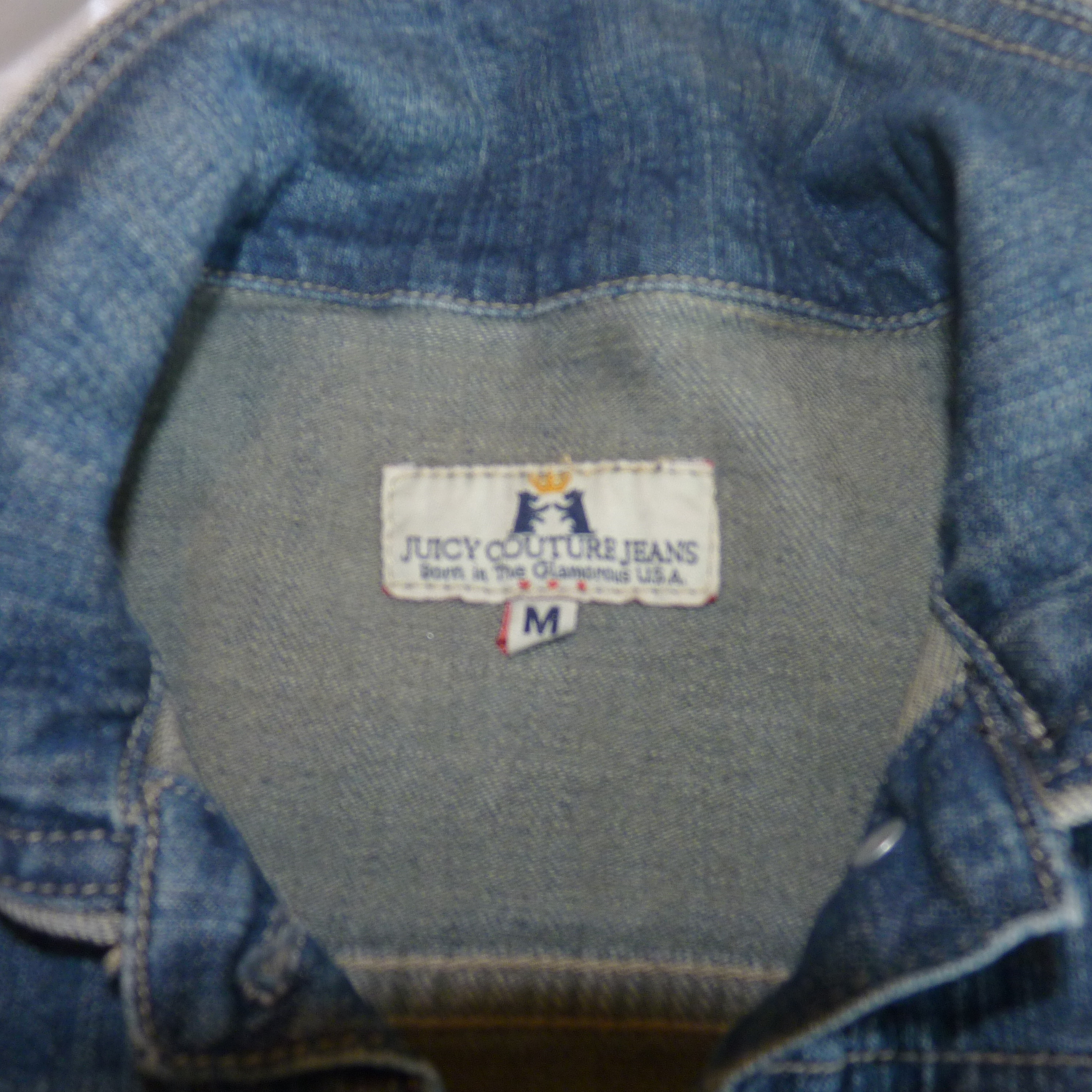 Juicy Couture Denim Cropped Jacket 
