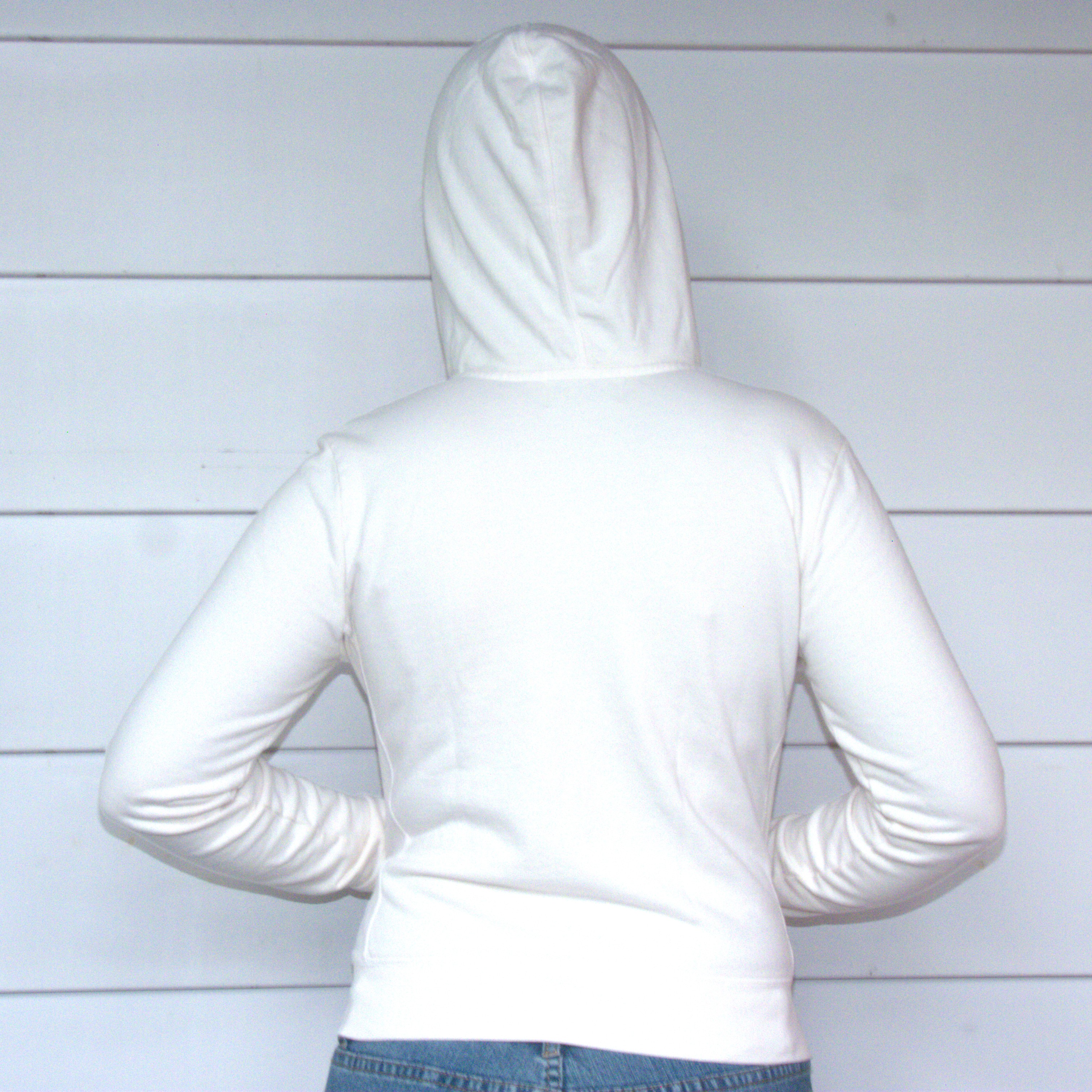 Vintage Juicy Couture White French Terry Cloth Hoodie