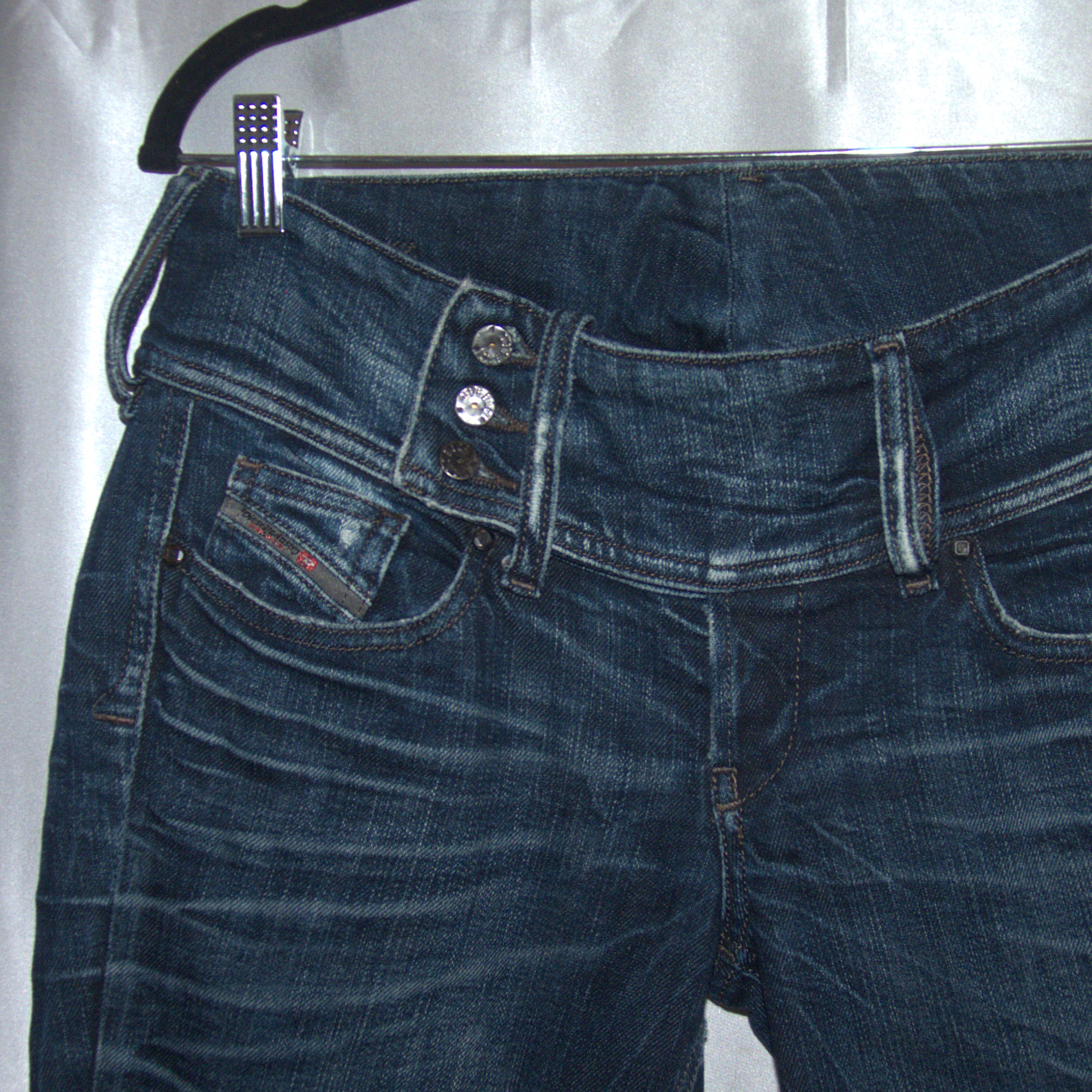 Vintage Diesel low-rise flared jeans 