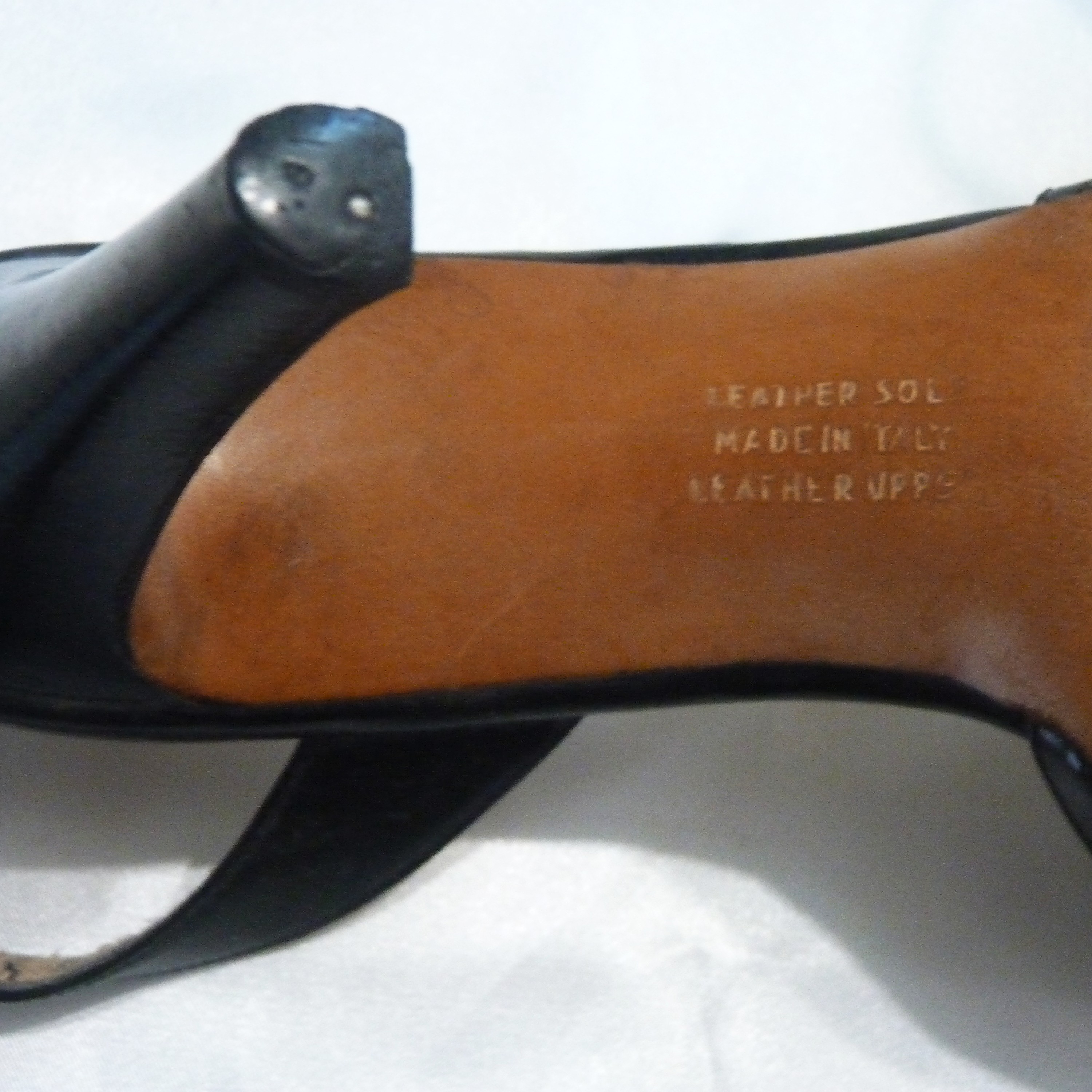 Vintage Ferragamo leather heels