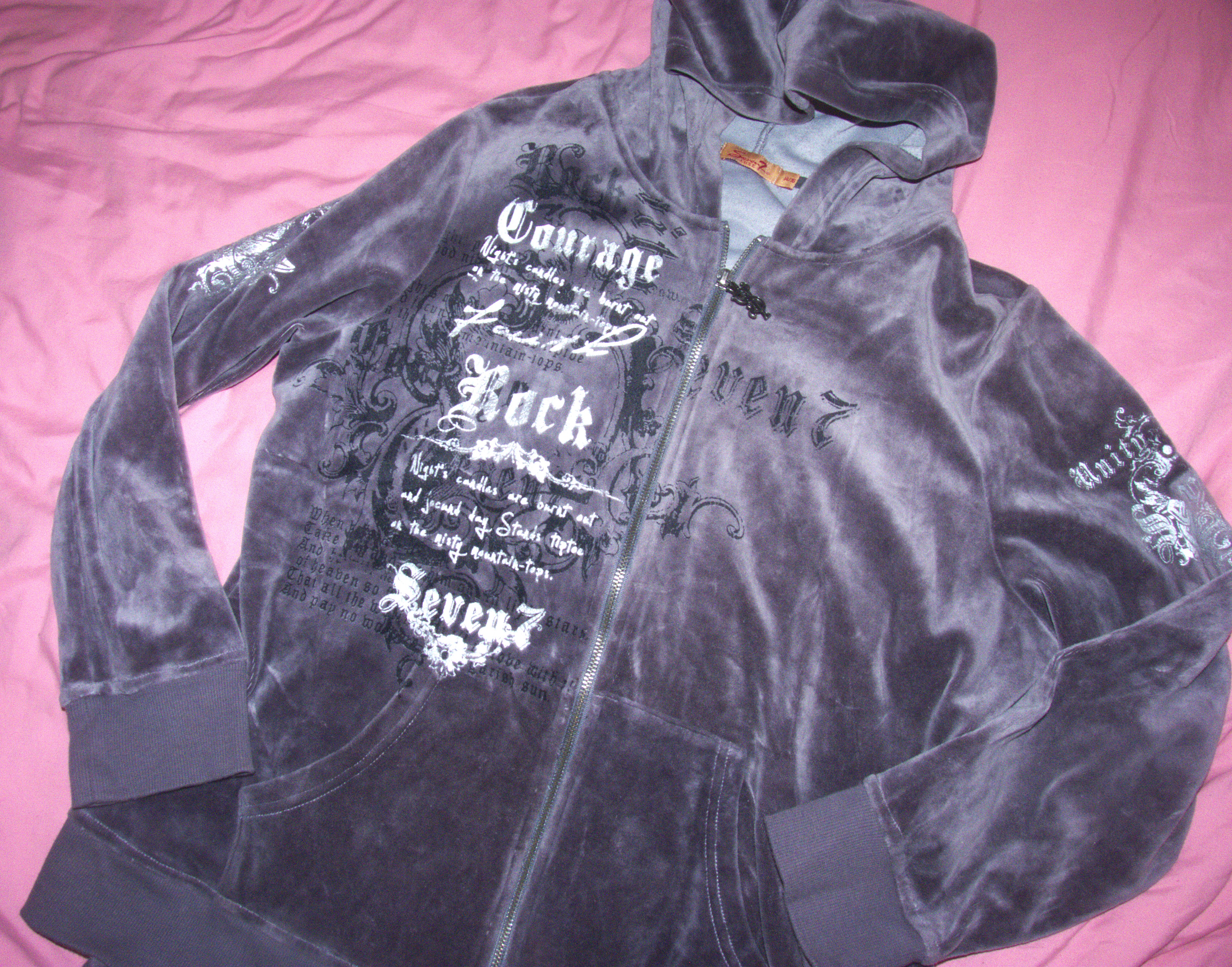 Authentic 2000s velour tracksuit