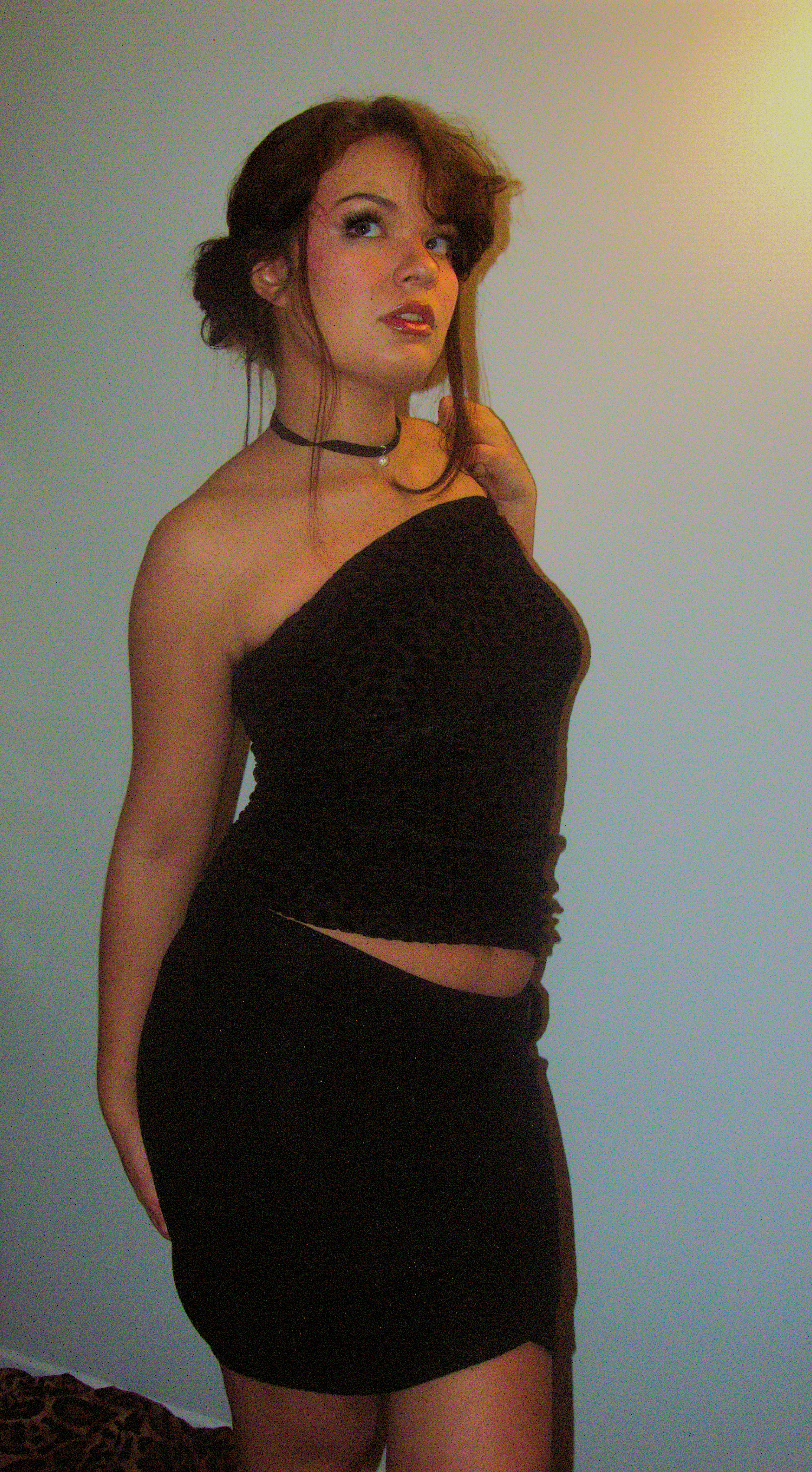 "PANTHER": Black Leopard Print Strapless Tube Top