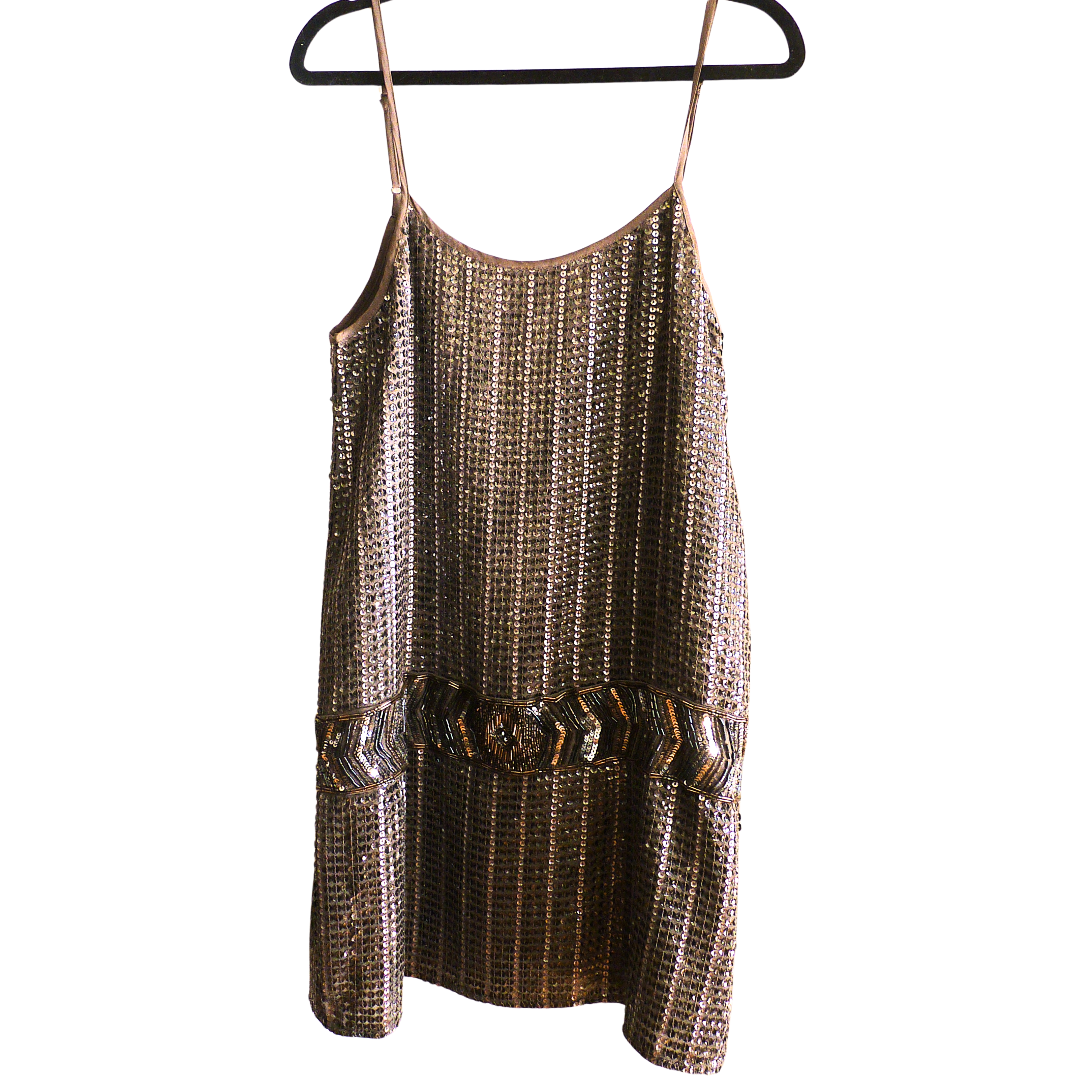 Gold Sequin Cocktail Dress