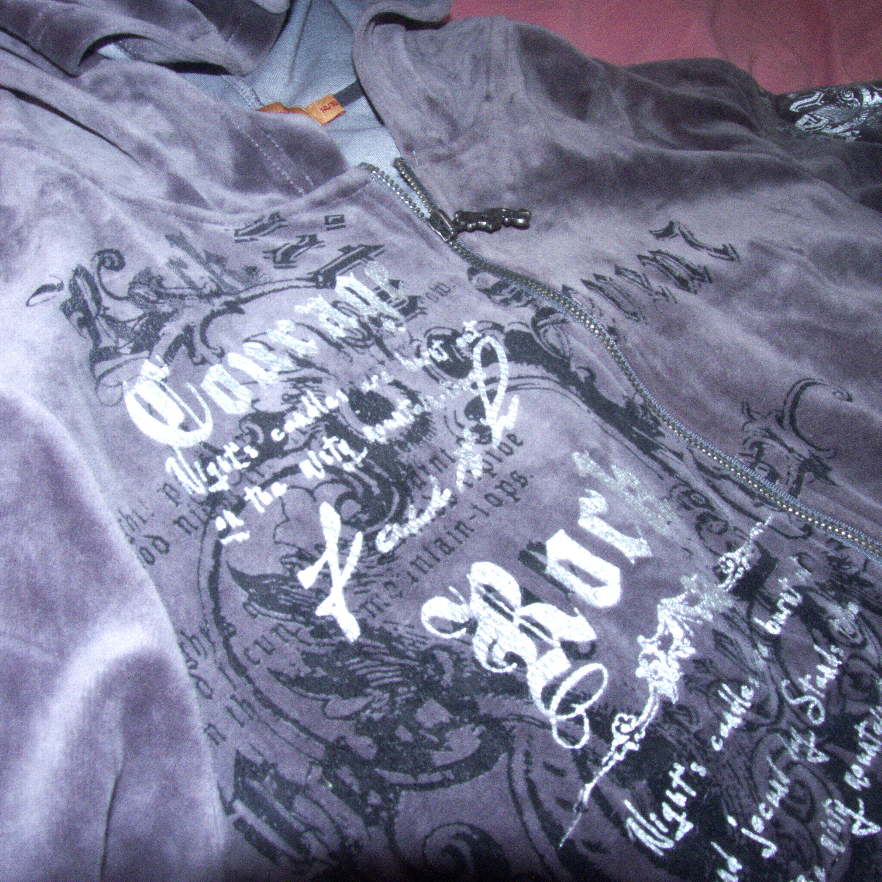 Authentic 2000s velour tracksuit