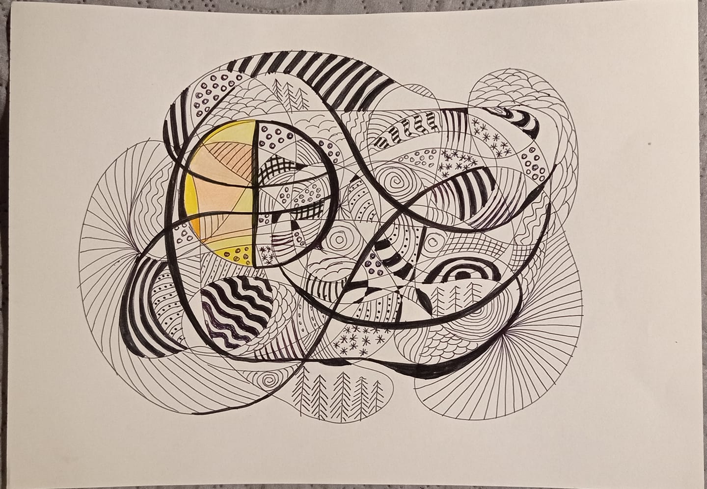 12+1 фрактальный рисунок