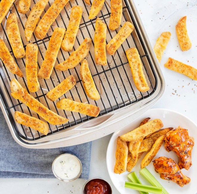 Oven Crisp Baking Tray, 17.10 x 12.40 x 1.40 inches, Natural