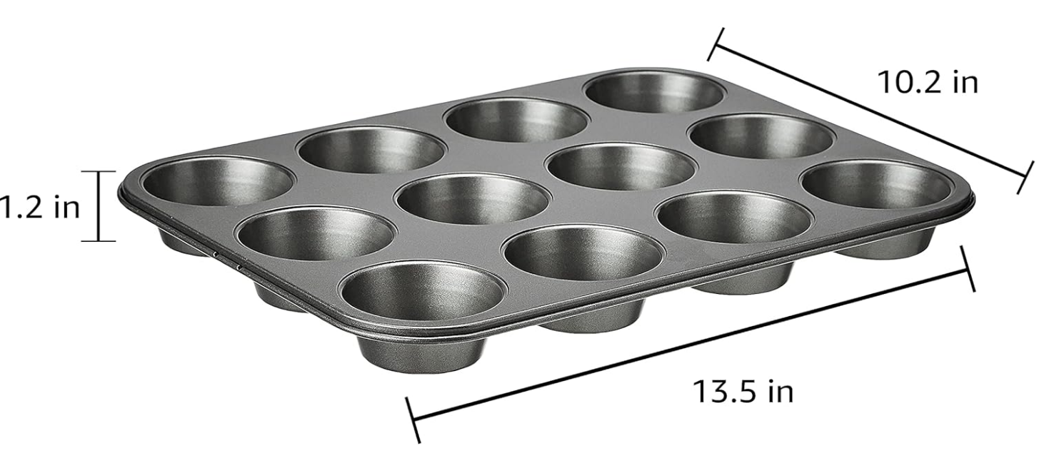 Basics 6 Piece Nonstick, Carbon Steel Oven Bakeware Baking Set, 40.5 cm x 28.5 cm x 15 cm