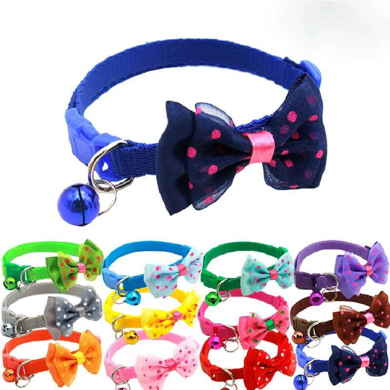 Purple Cat Collar with Bow