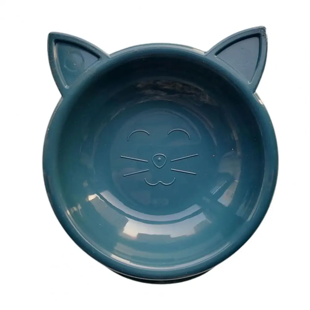 Cat-Shaped Ceramic Pet Bowl