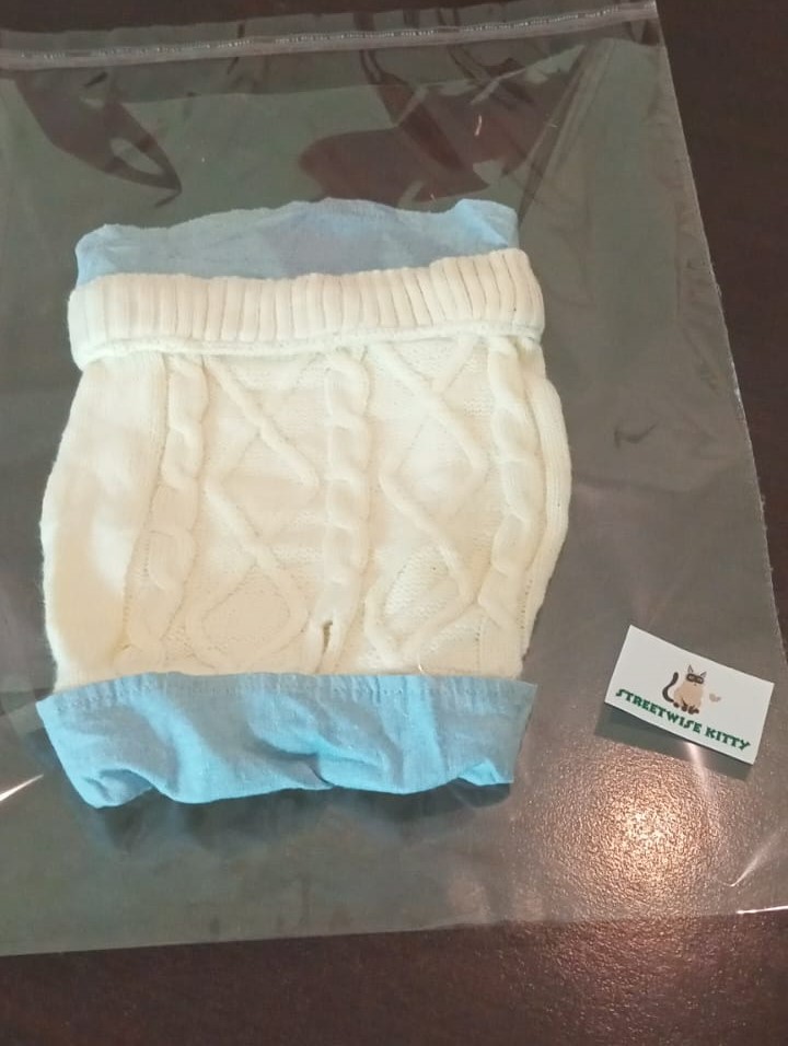 Dog Sweater with Shirt Collar