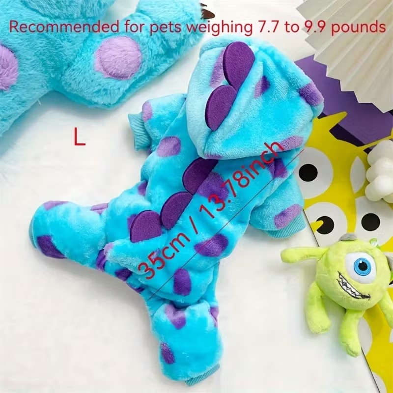 Blue Monster Pet Costume