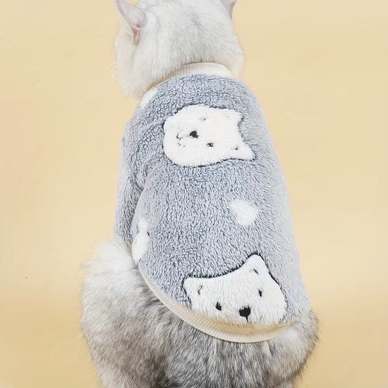 Cute Polar Bear Dog Sweater
