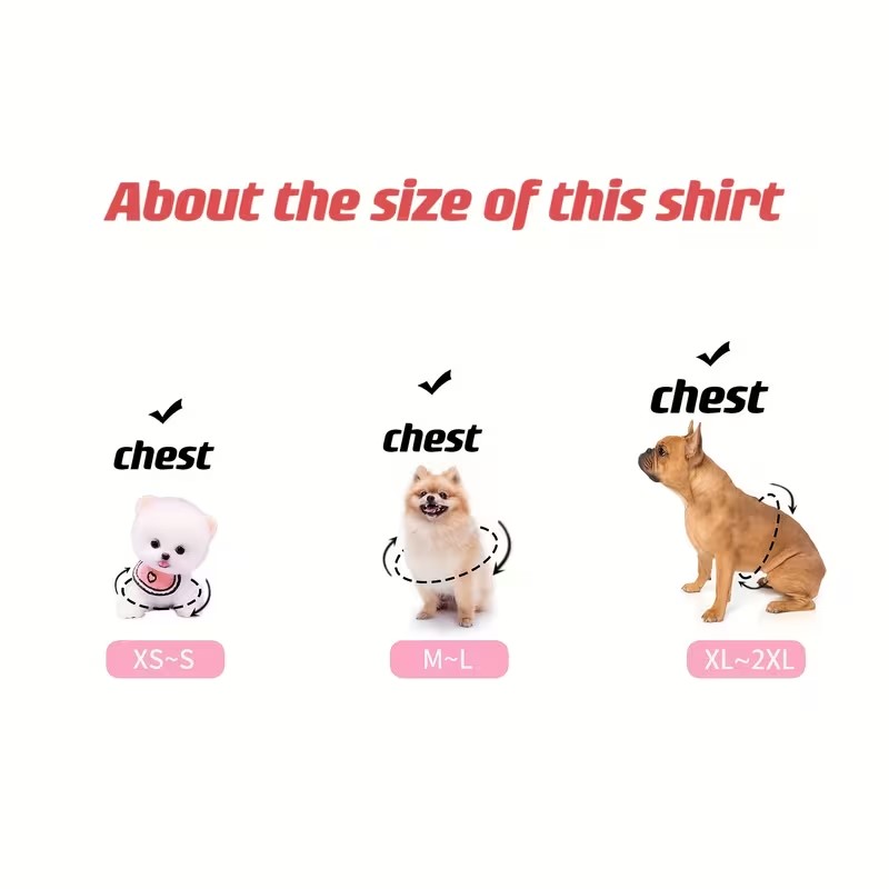 Comfortable Fruit-Themed Pet Vest for Small to Medium Dogs 